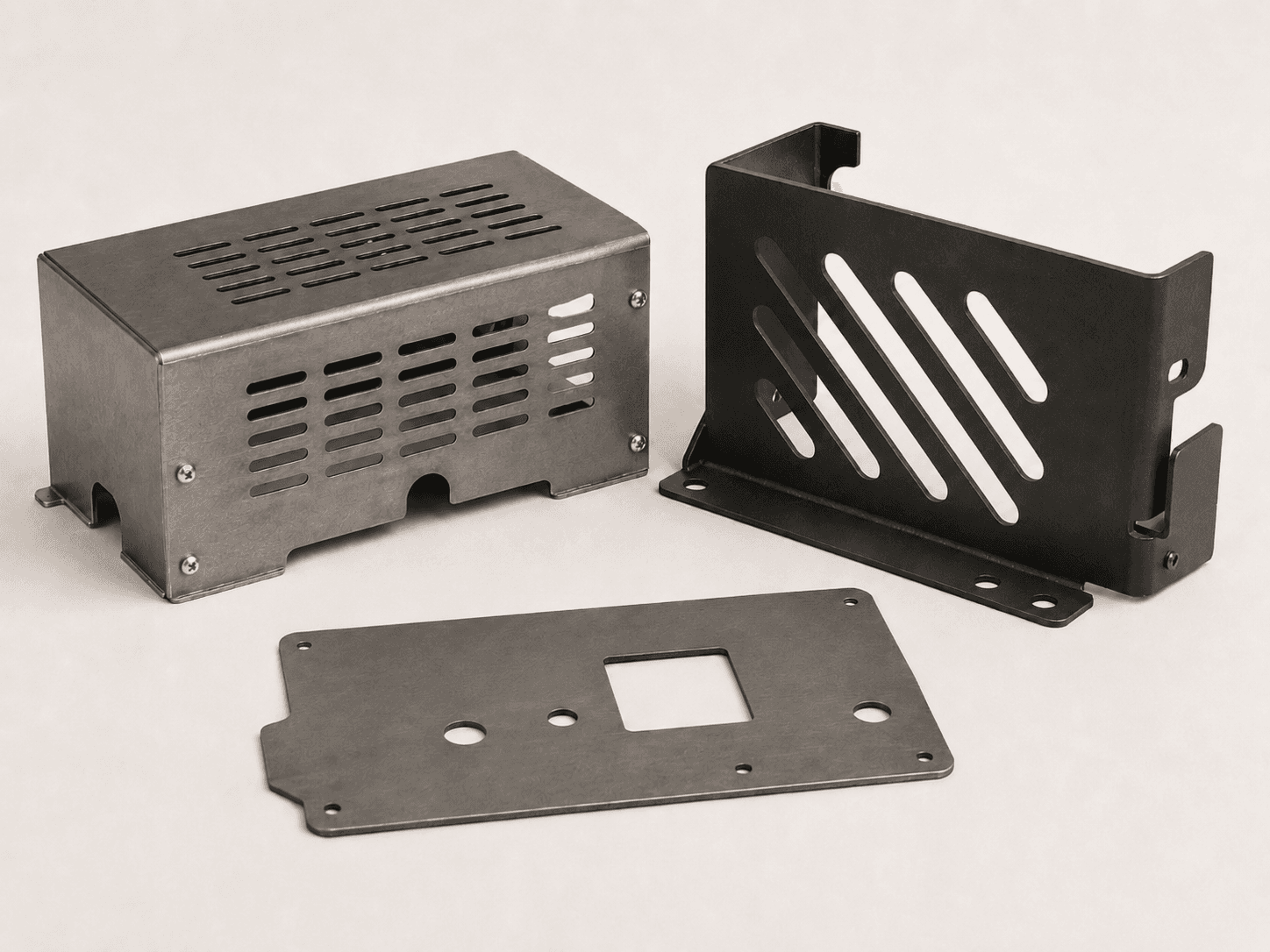 Sheet metal panel, cover, or guard